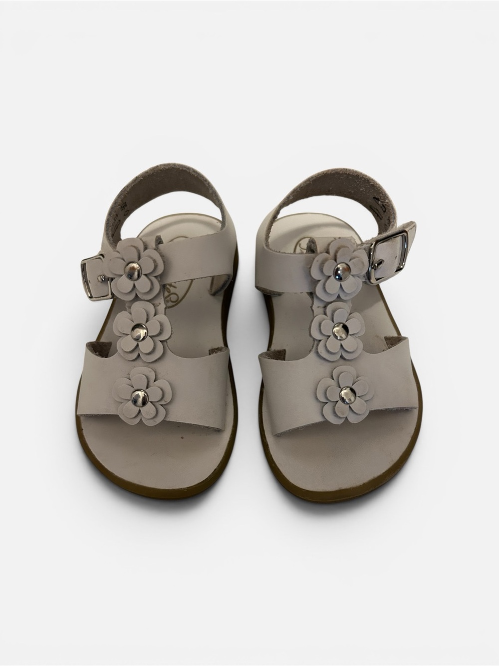 FootMates Girls' Flower Strap Sandals